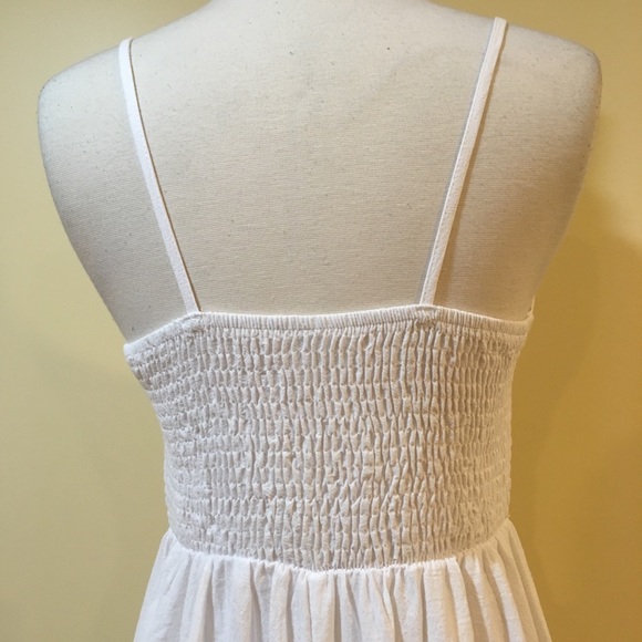 Button Front Spaghetti Strap Midi Dress - Picture 7 of 7